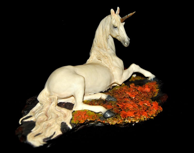 Unicorn in a mystical setting